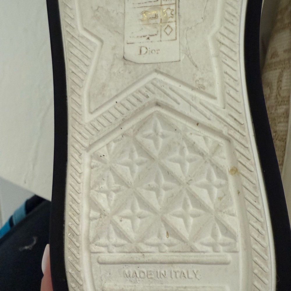 $1200 DIOR Walk’n’Dior Platform Sneaker Gold-Tone Dior Oblique Size 38 - Picture 4 of 16